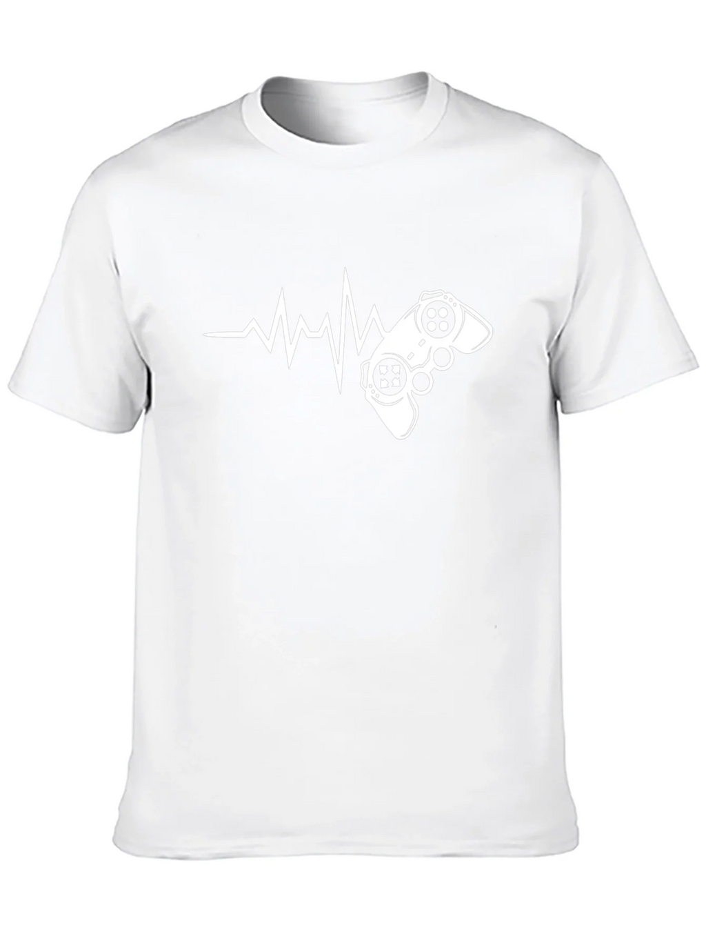 Gamer Heartbeat Graphic T-Shirt - Black product image 9