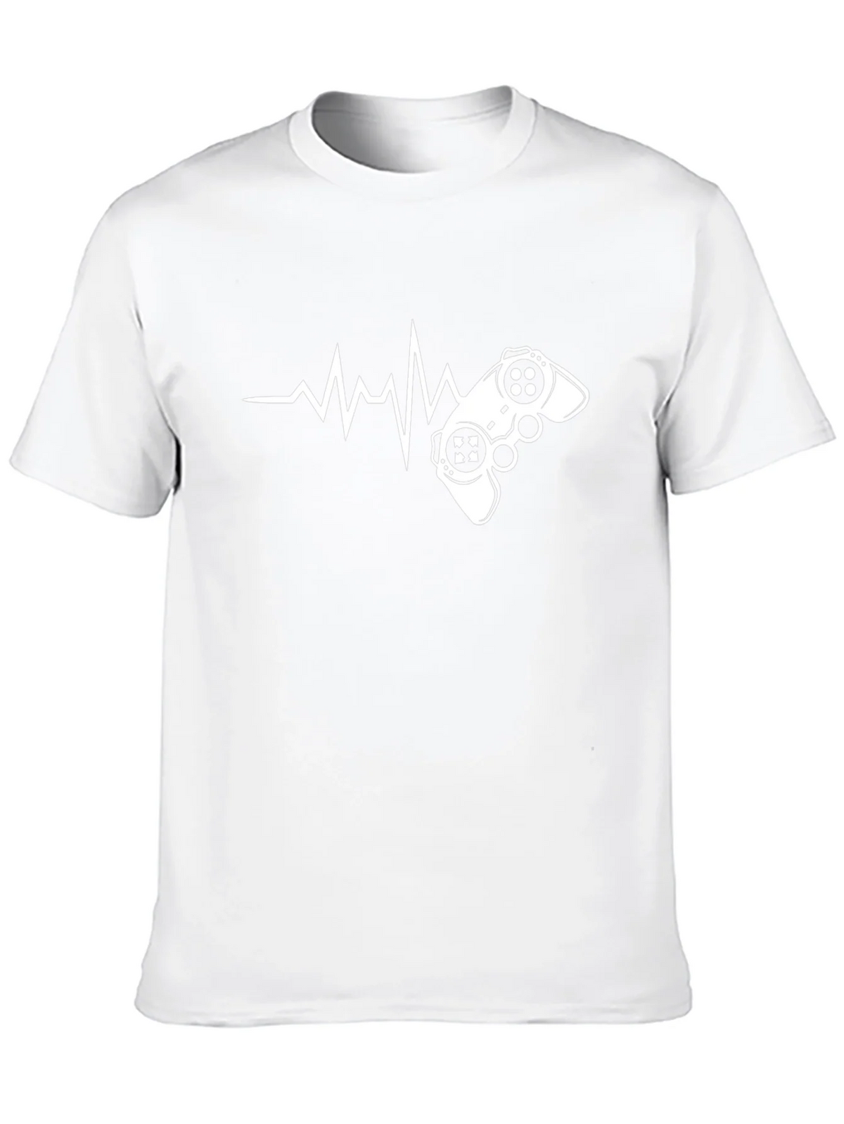 Gamer Heartbeat Graphic T-Shirt - Black product image 9