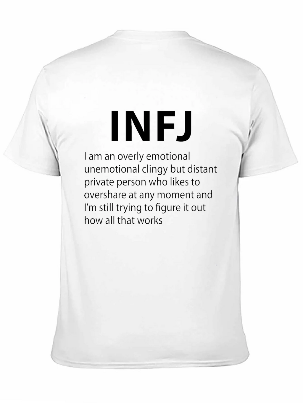 INFJ Personality Black T-Shirt product image 9