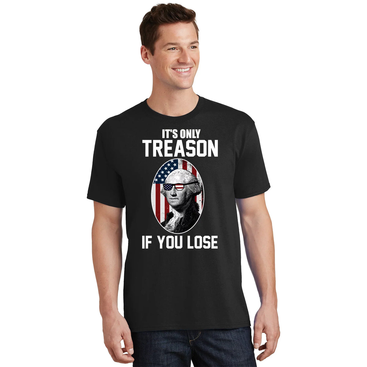 George Washington It's Only Treason If You Lose T-Shirt product image 1