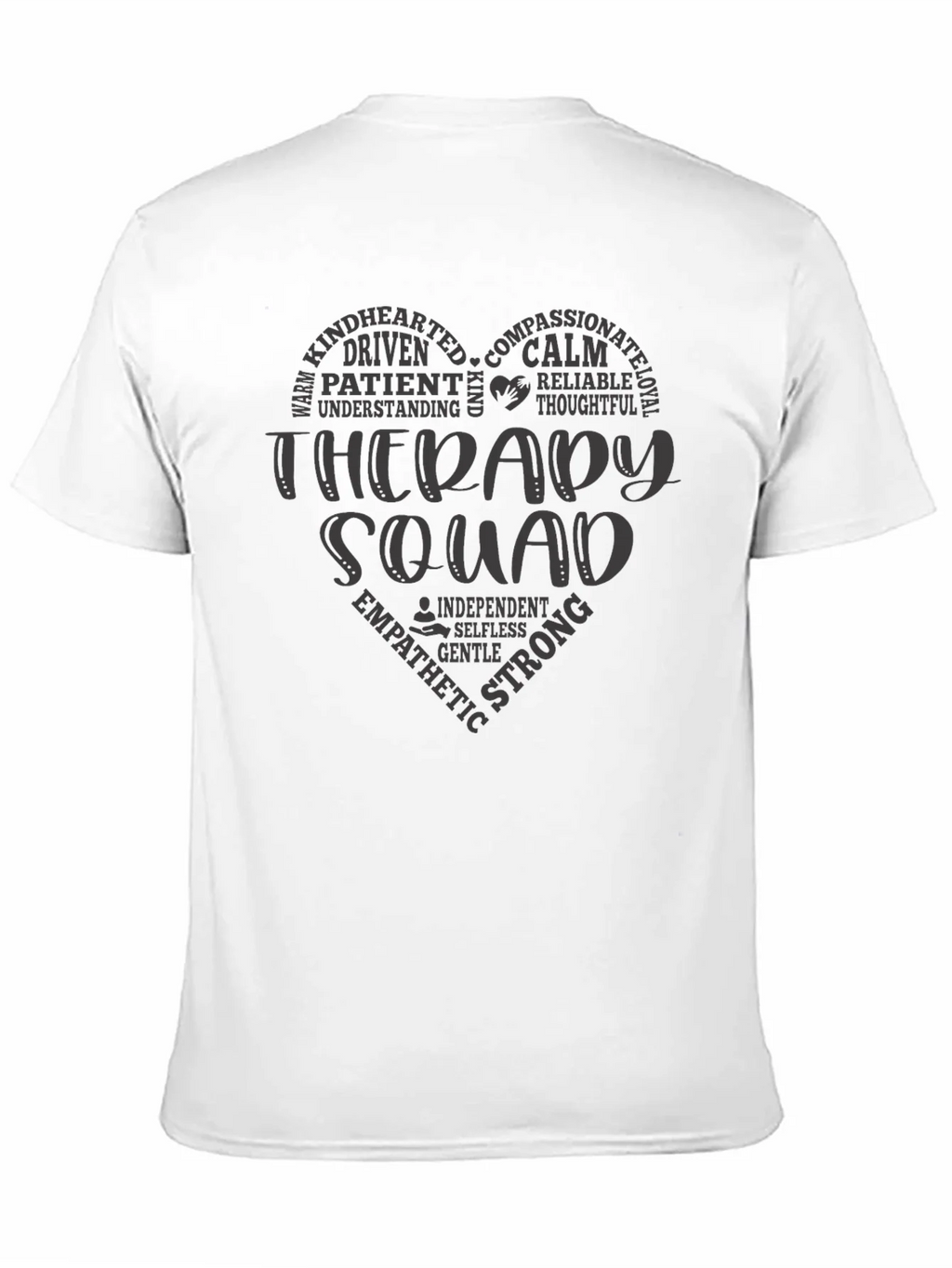 Therapy Squad Heart Graphic Tee - Black product image 8