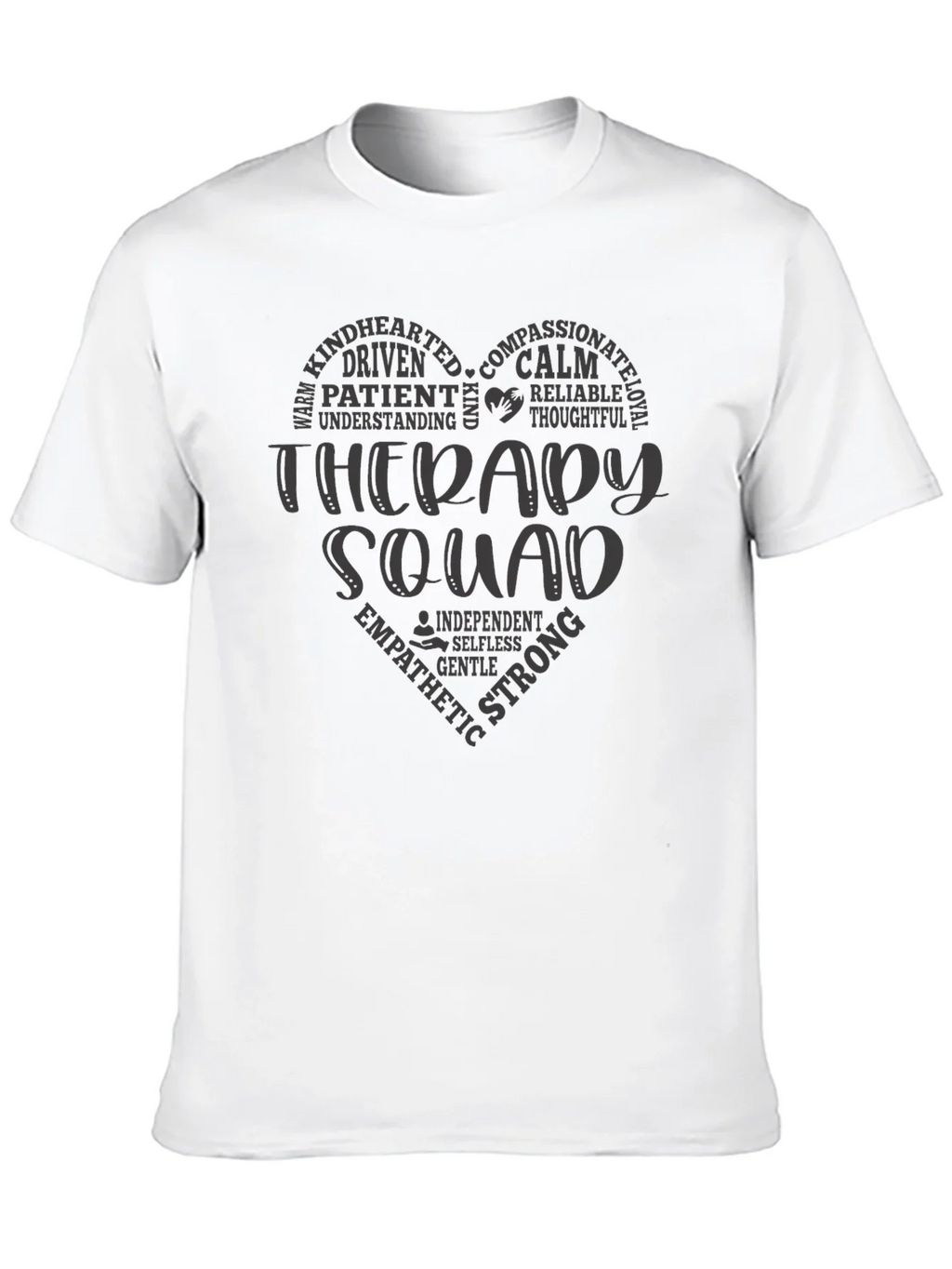 Therapy Squad Heart Graphic Tee - Black product image 7