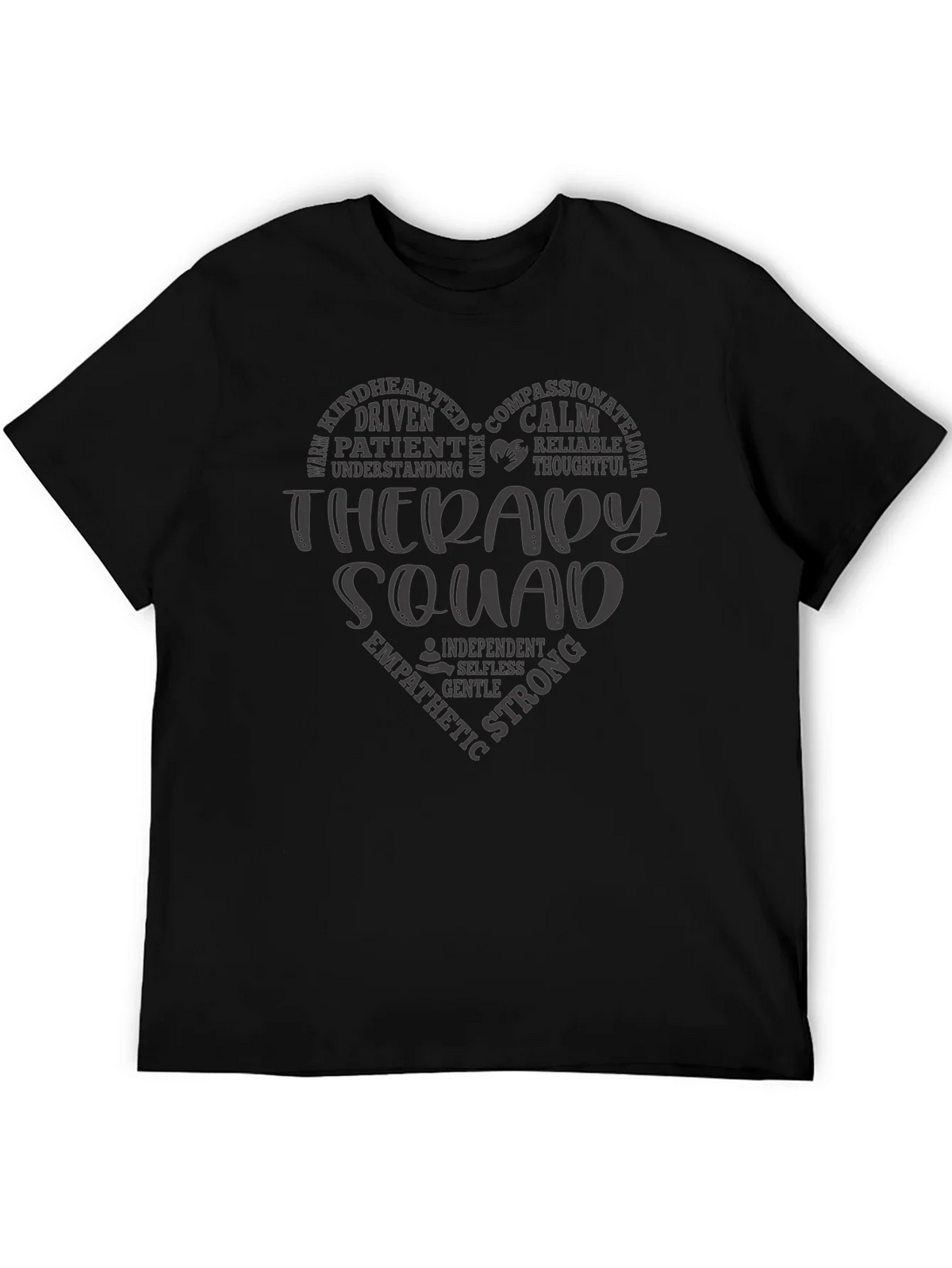 Therapy Squad Heart Graphic Tee - Black product image 3