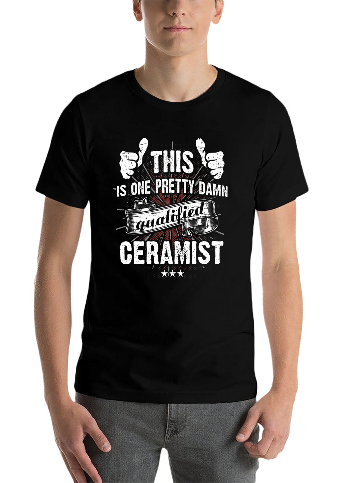 Qualified Ceramist Graphic T-Shirt product image 4