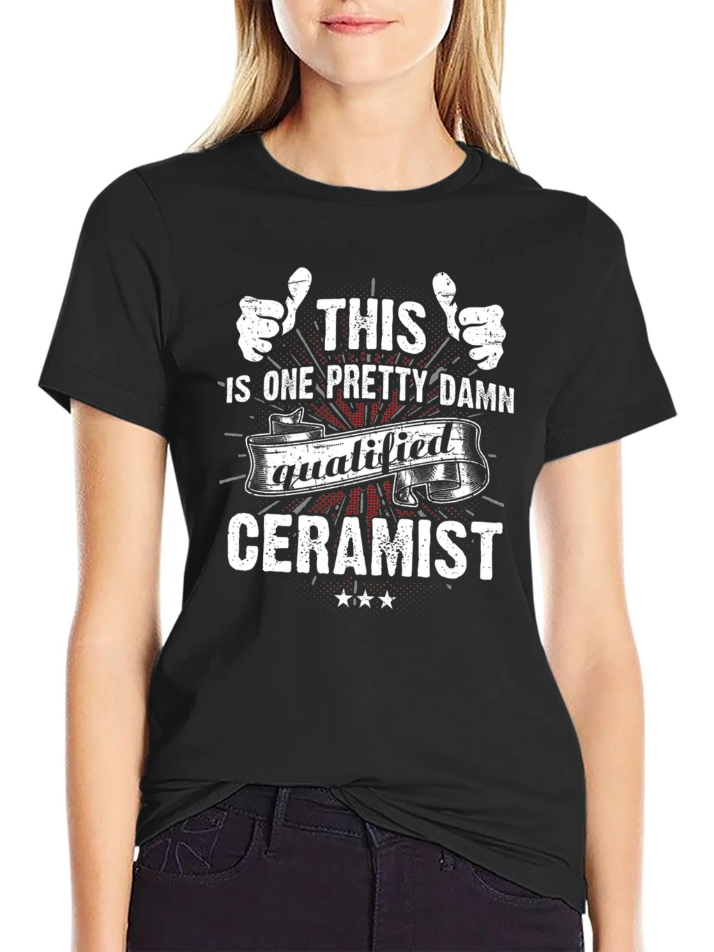 Qualified Ceramist Graphic T-Shirt product image 2