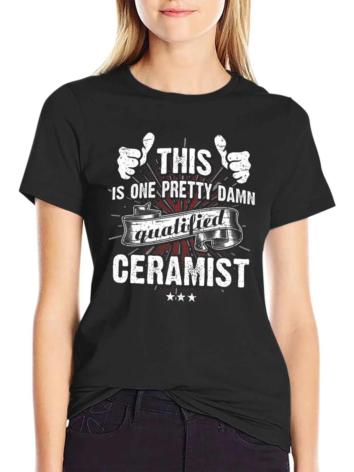 Qualified Ceramist Graphic T-Shirt product image 2