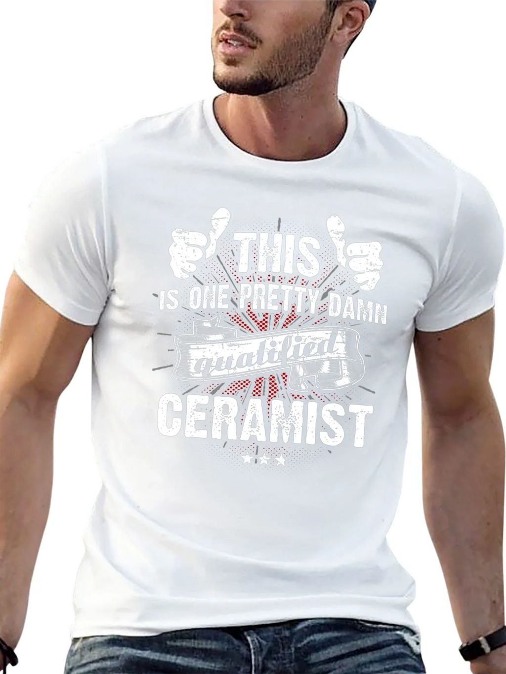Qualified Ceramist Graphic T-Shirt product image 12