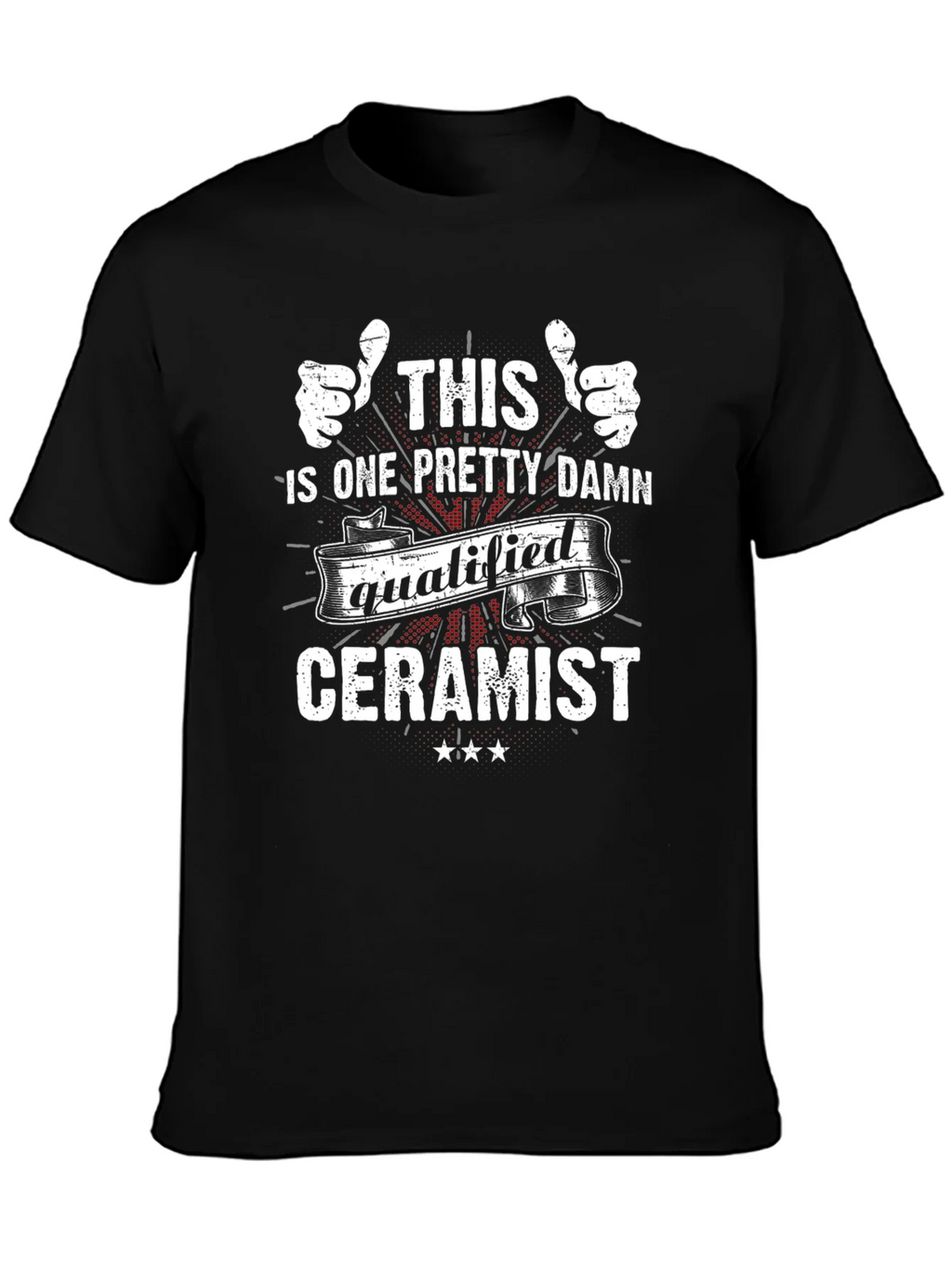 Qualified Ceramist Graphic T-Shirt product image 3