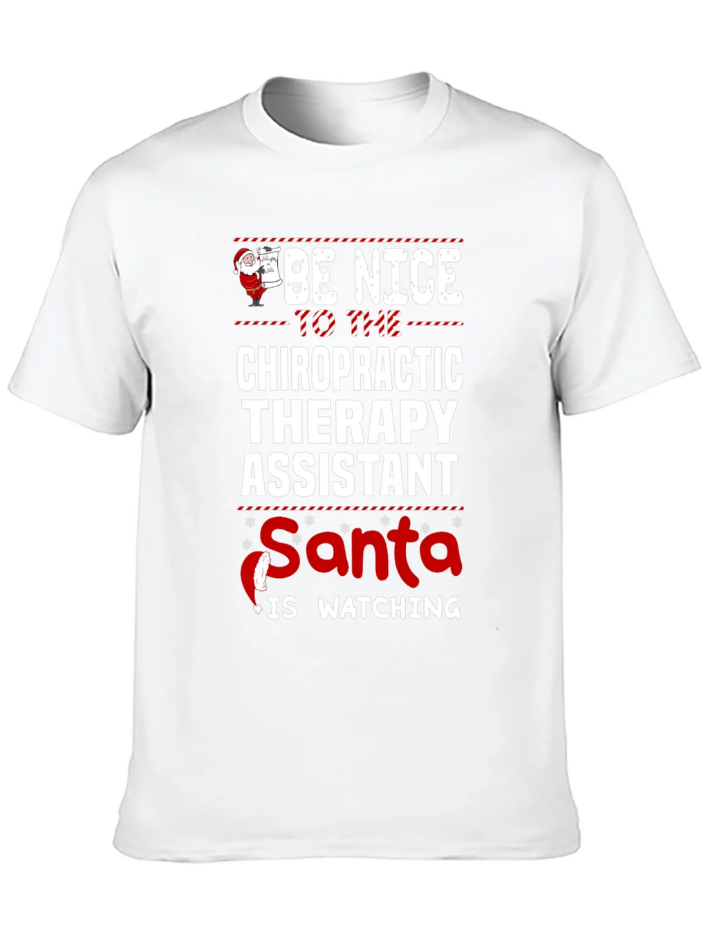 Chiropractic Therapy Assistant Christmas T-Shirt product image 9