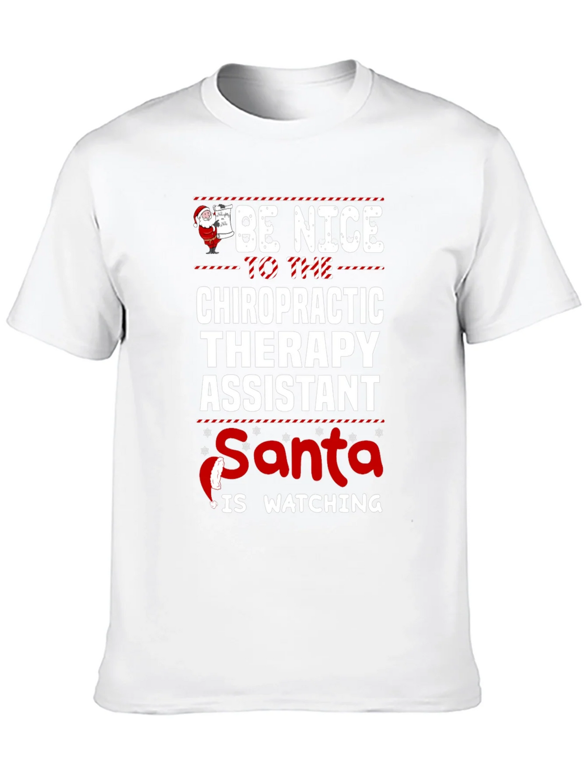 Chiropractic Therapy Assistant Christmas T-Shirt product image 9