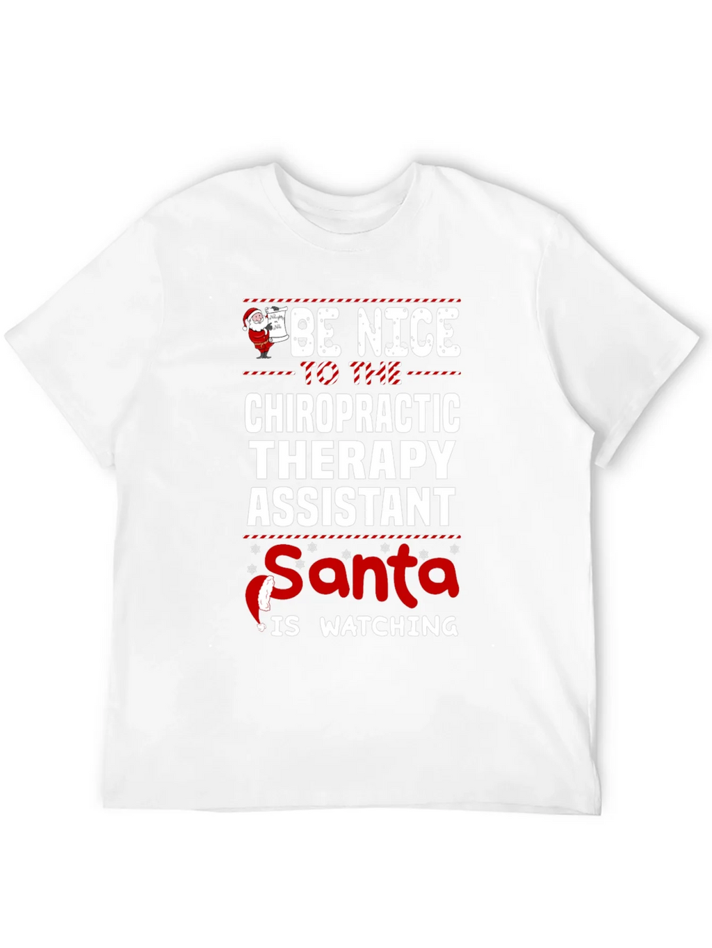 Chiropractic Therapy Assistant Christmas T-Shirt product image 11