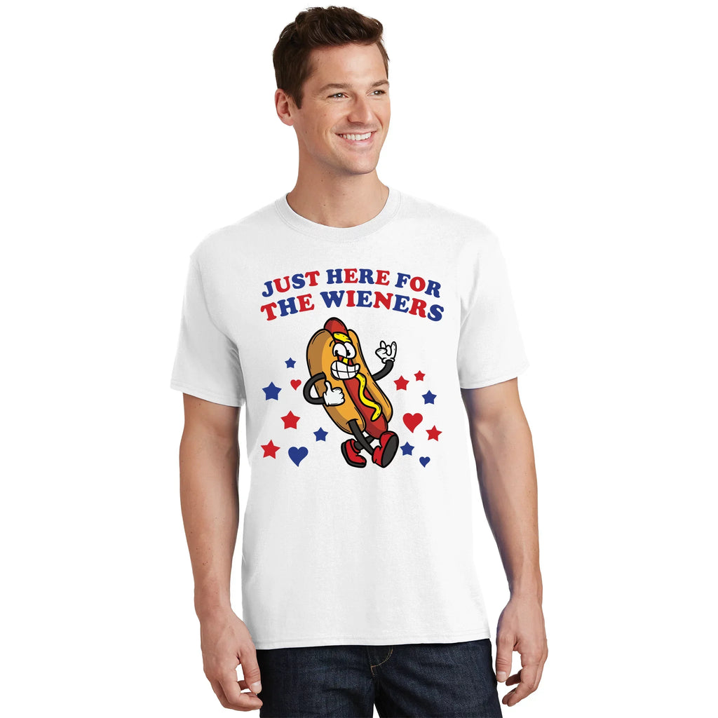Im Just Here For The Wieners 4th Of July Shirts T-Shirt product image 1