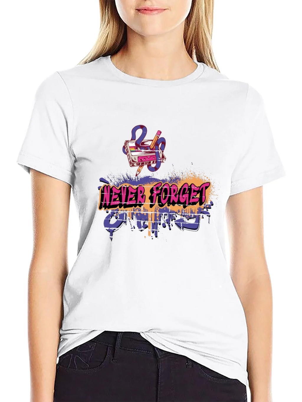Retro Gamer Never Forget T-Shirt product image 8