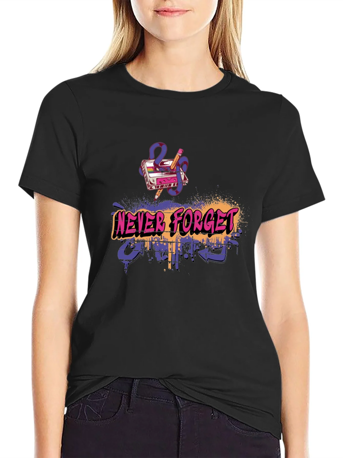 Retro Gamer Never Forget T-Shirt product image 2