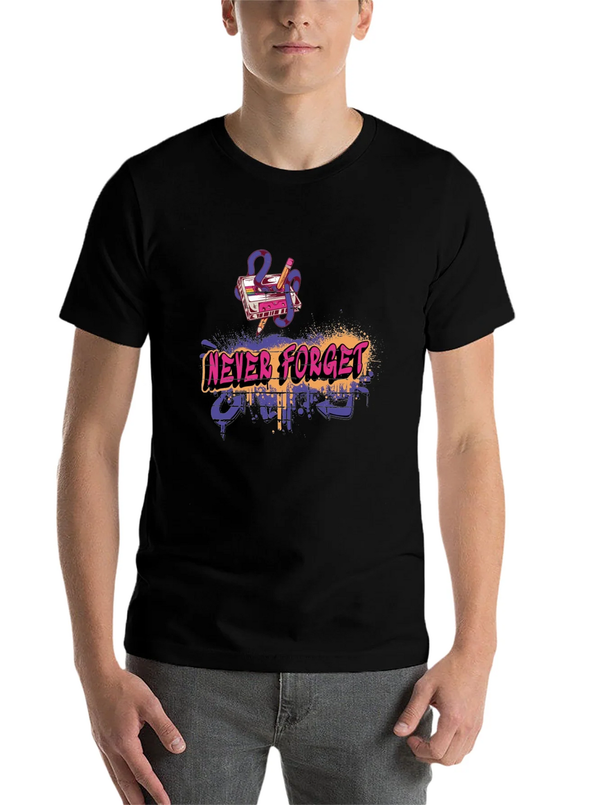 Retro Gamer Never Forget T-Shirt product image 4