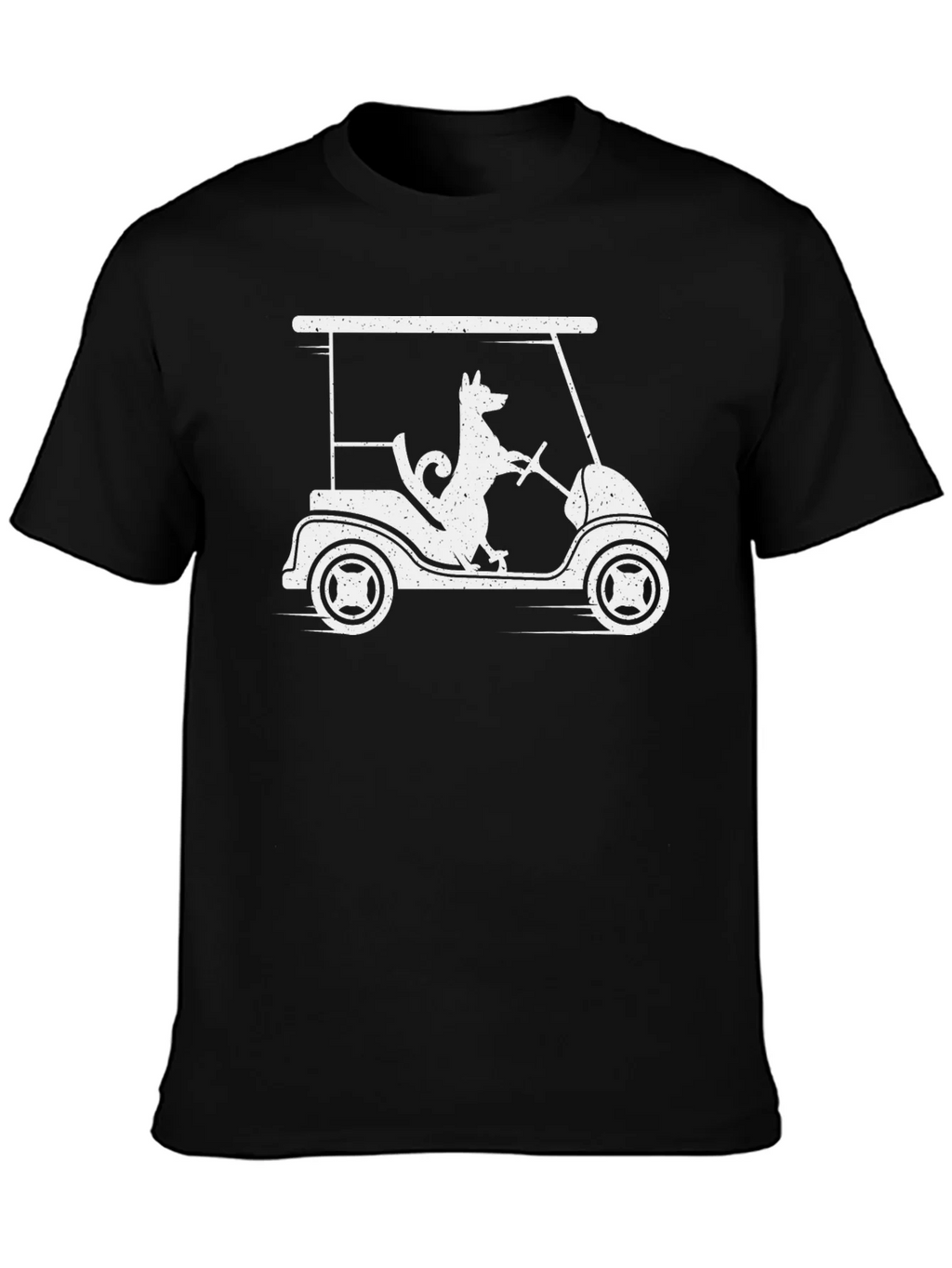 Dog Golf Cart T-Shirt - Humorous Graphic Tee product image 3