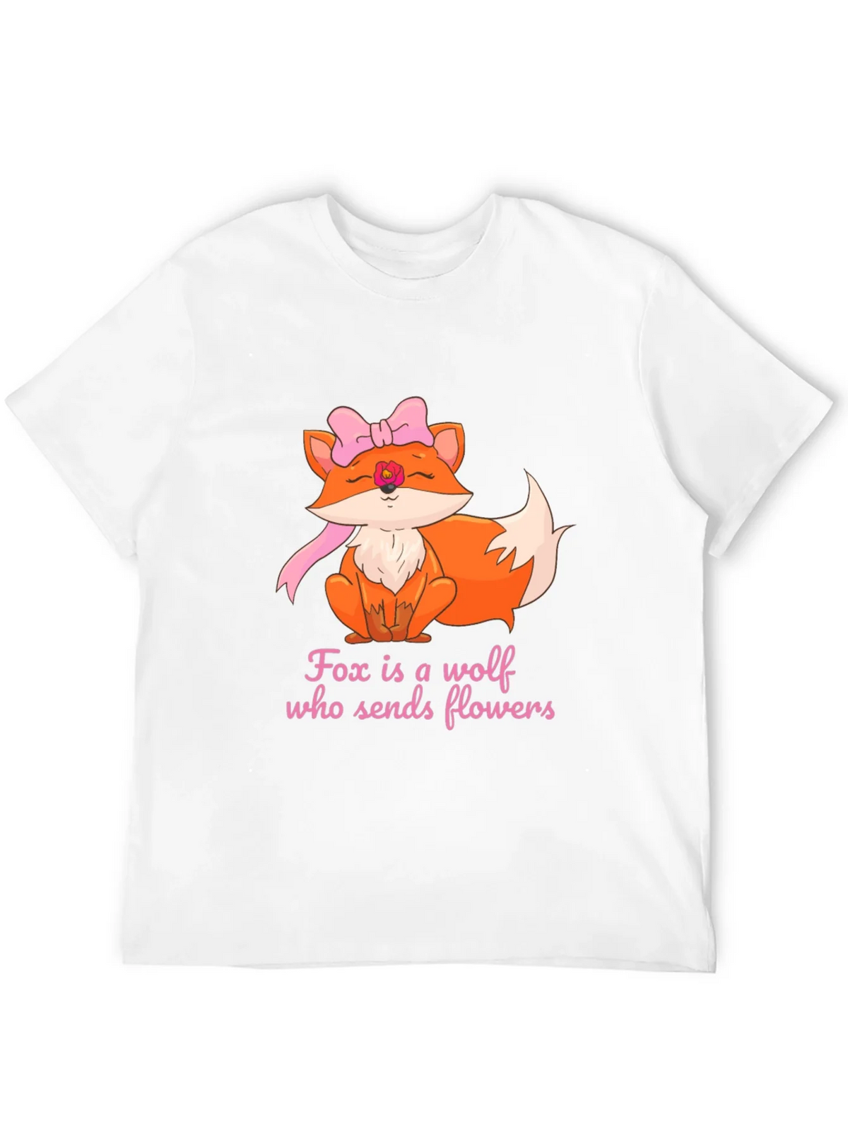 Fox Sends Flowers T-Shirt - Unique Graphic Tee product image 11
