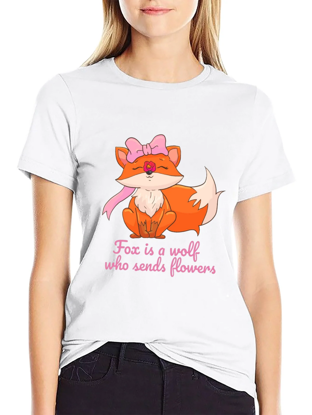 Fox Sends Flowers T-Shirt - Unique Graphic Tee product image 8