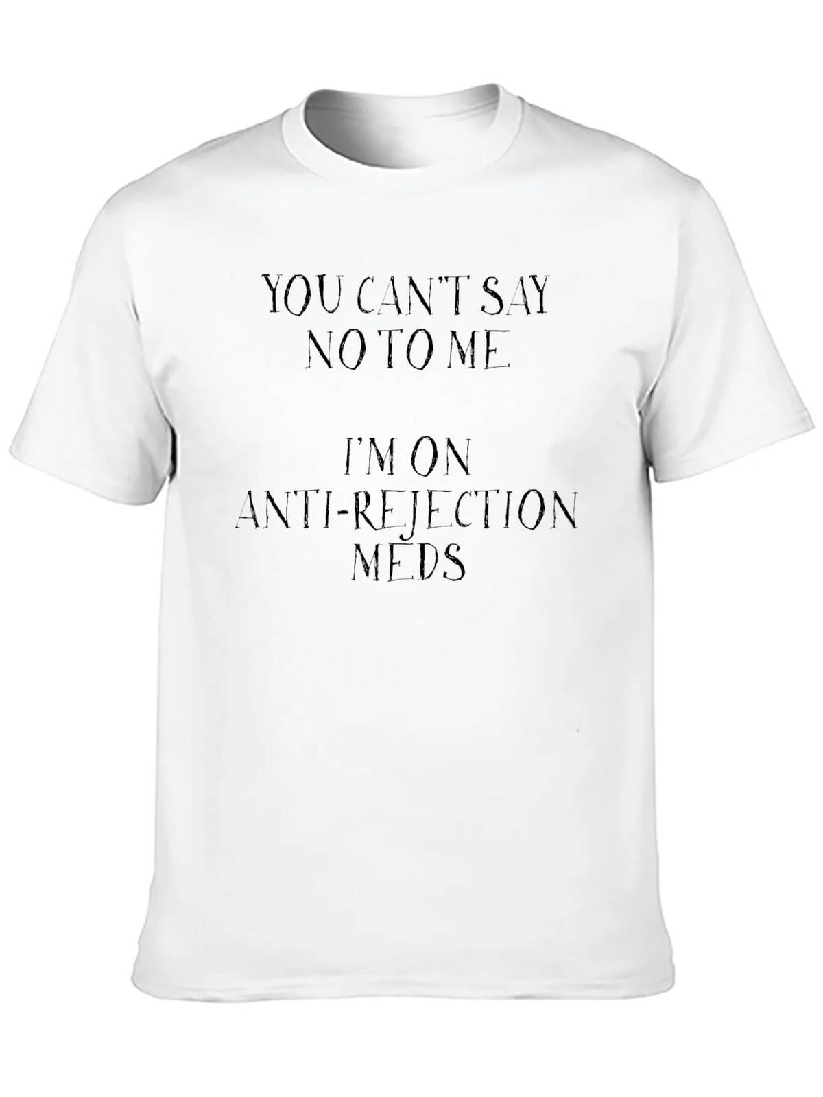 Funny Anti-Rejection Meds Black T-Shirt product image 9