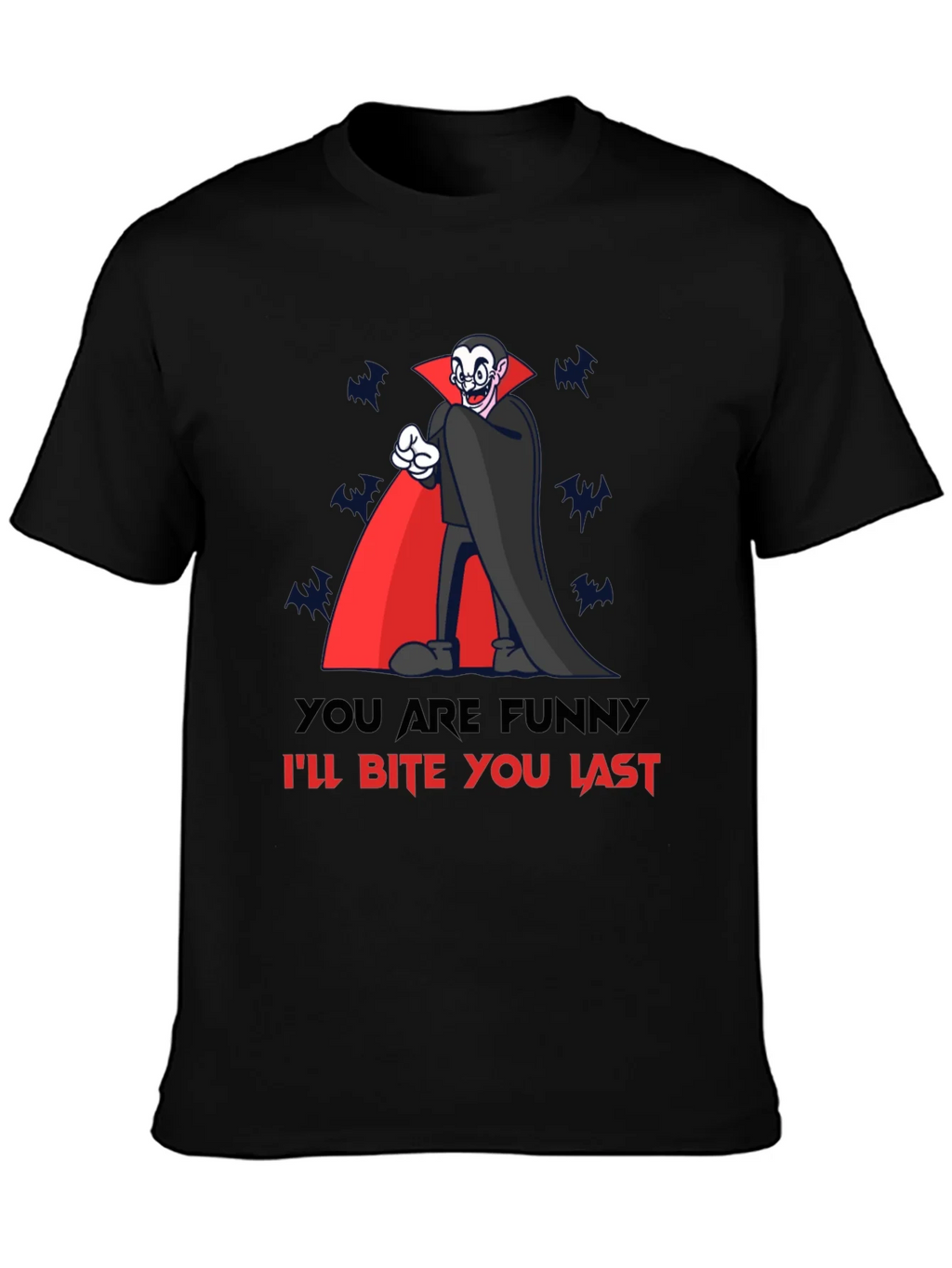Funny Vampire Bite You Last Graphic T-Shirt product image 3