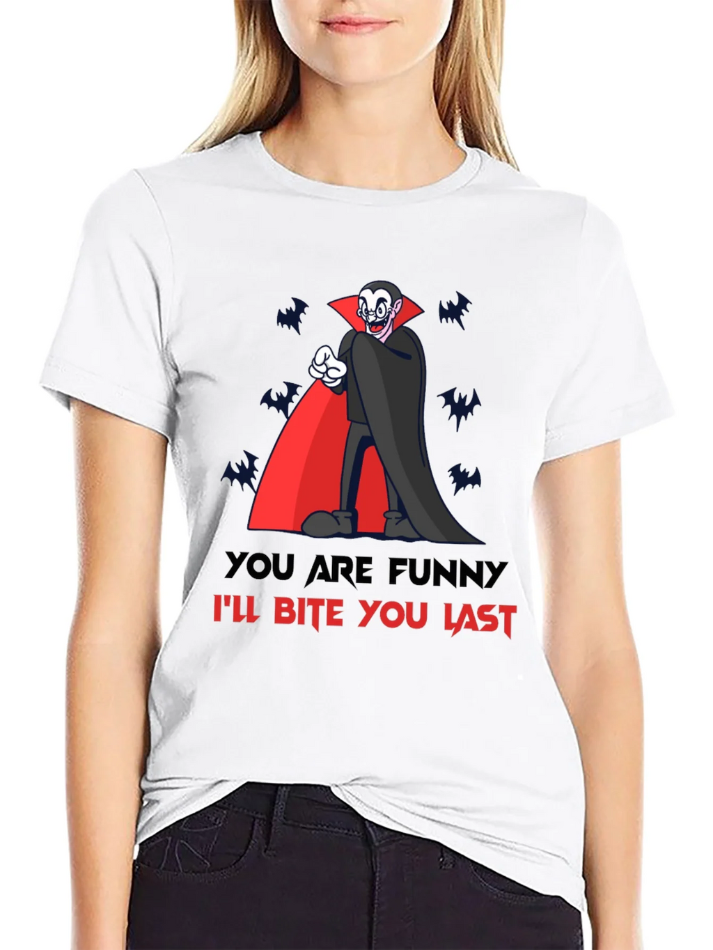 Funny Vampire Bite You Last Graphic T-Shirt product image 8