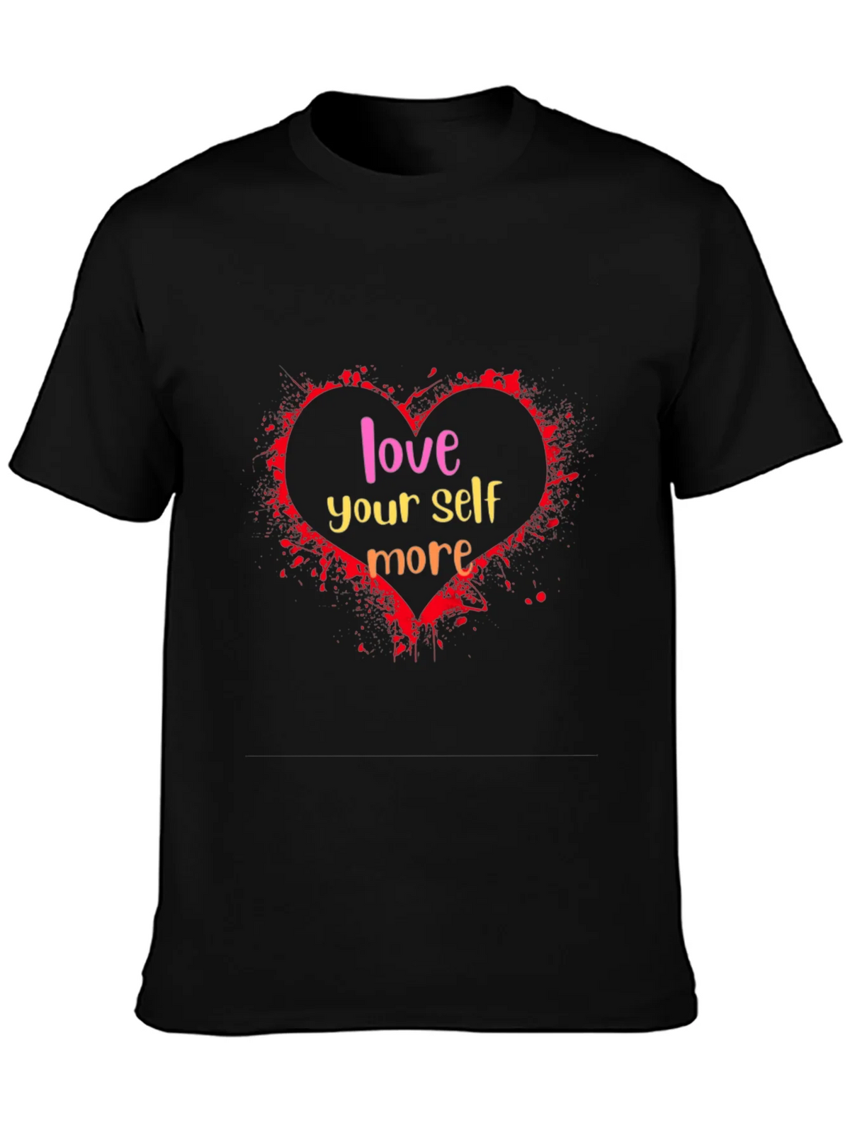 Love Yourself More Black Graphic Tee product image 3