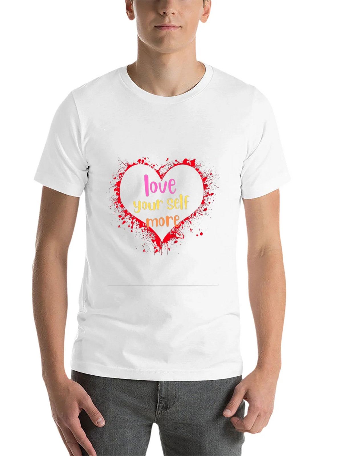 Love Yourself More Black Graphic Tee product image 10