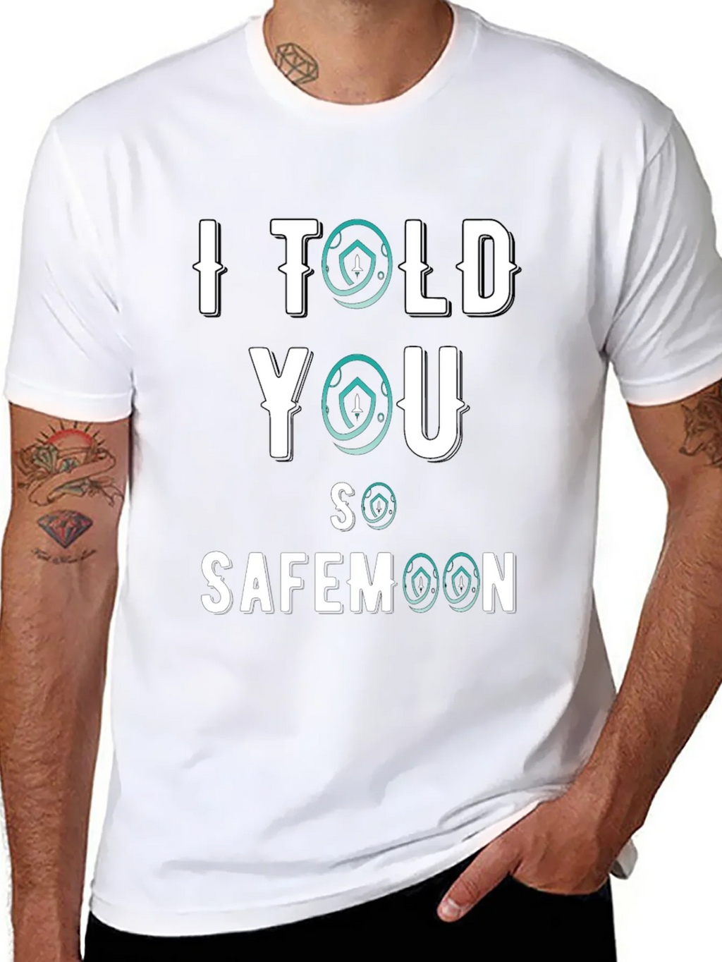 I Told You So Safemoon Crypto Black T-Shirt product image 6