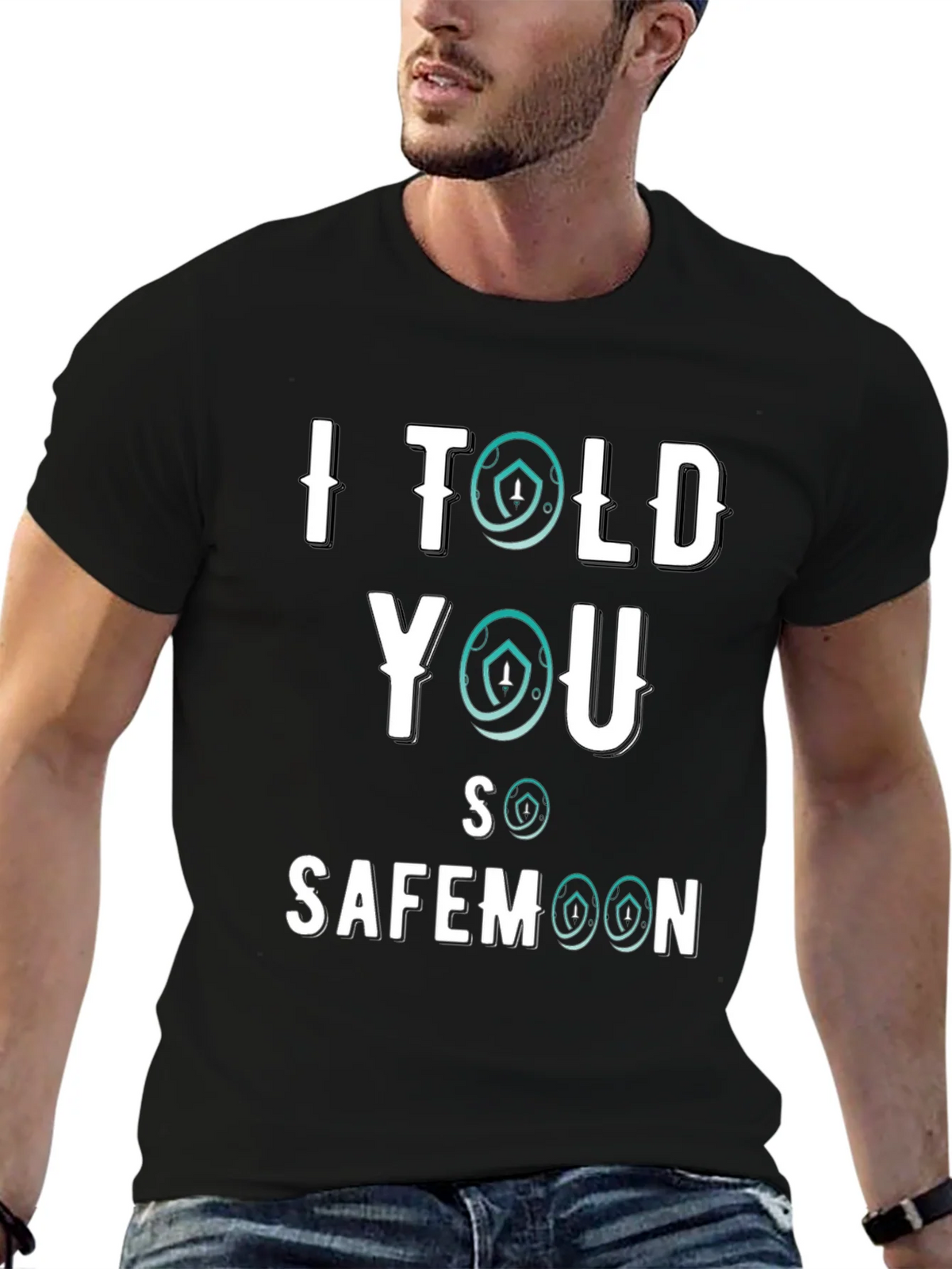 I Told You So Safemoon Crypto Black T-Shirt product image 5