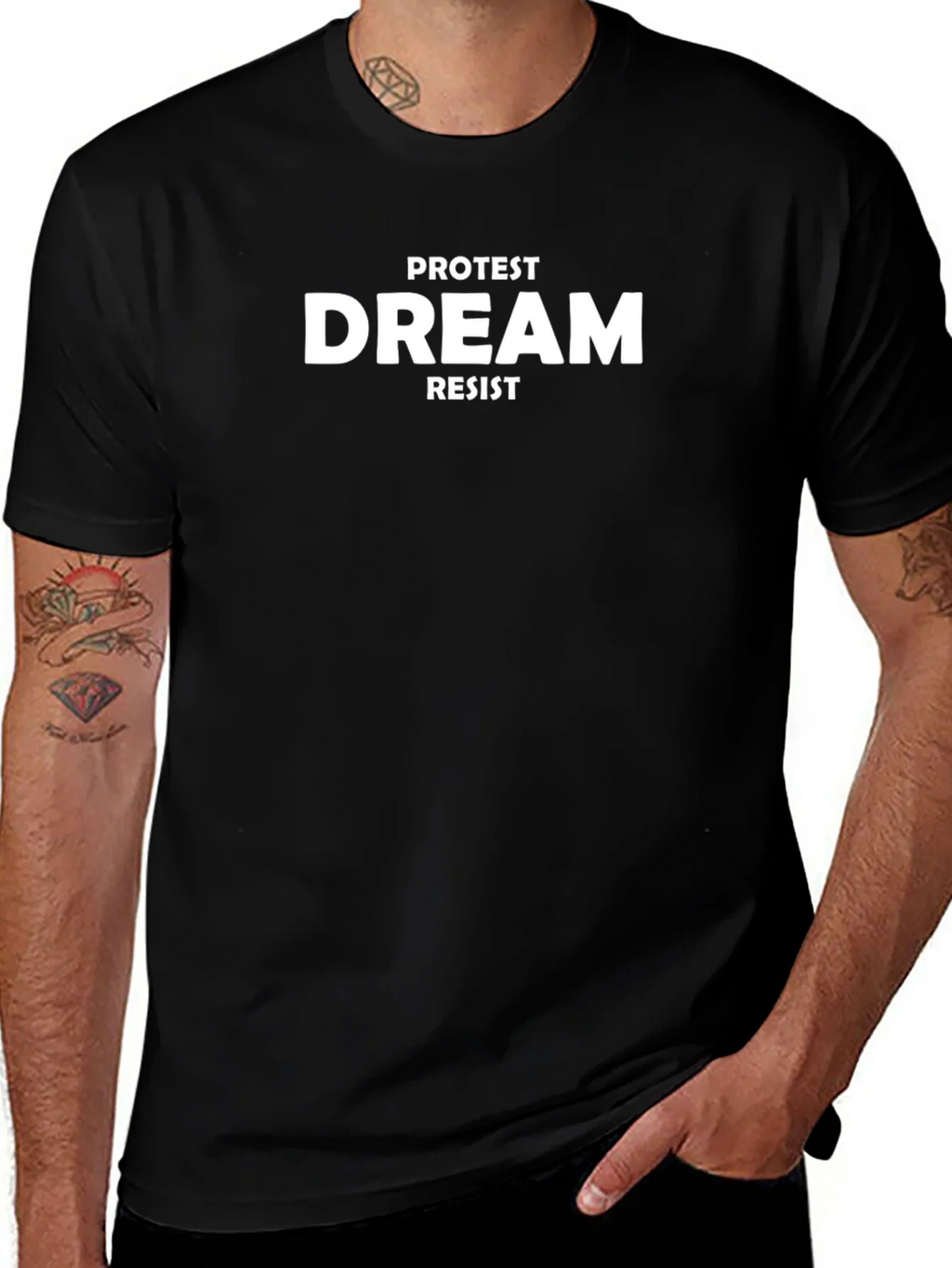 Protest Dream Resist T-Shirt - Activism Tee product image 1