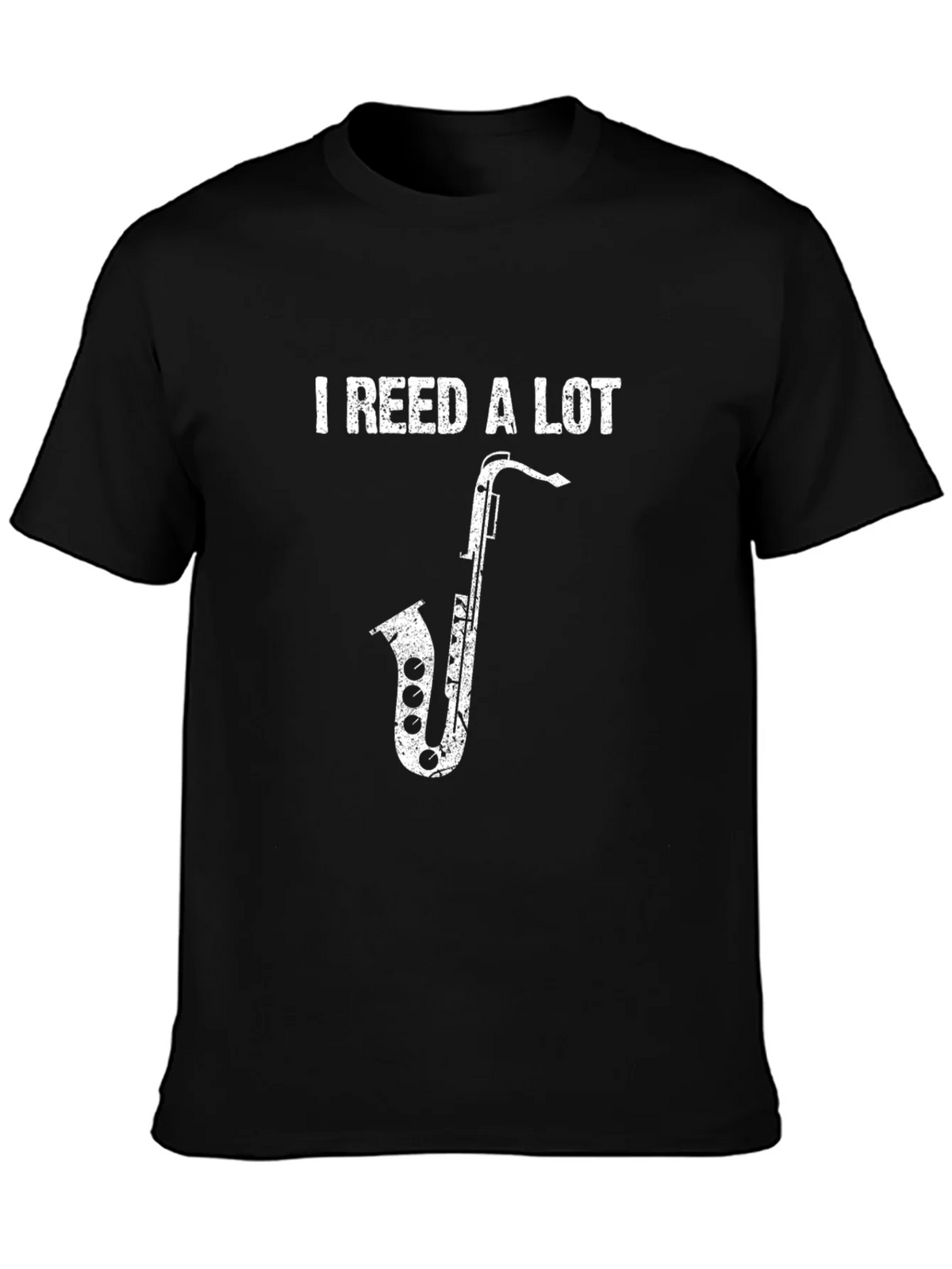 I Reed A Lot Saxophone T-Shirt Funny Musician Tee product image 3