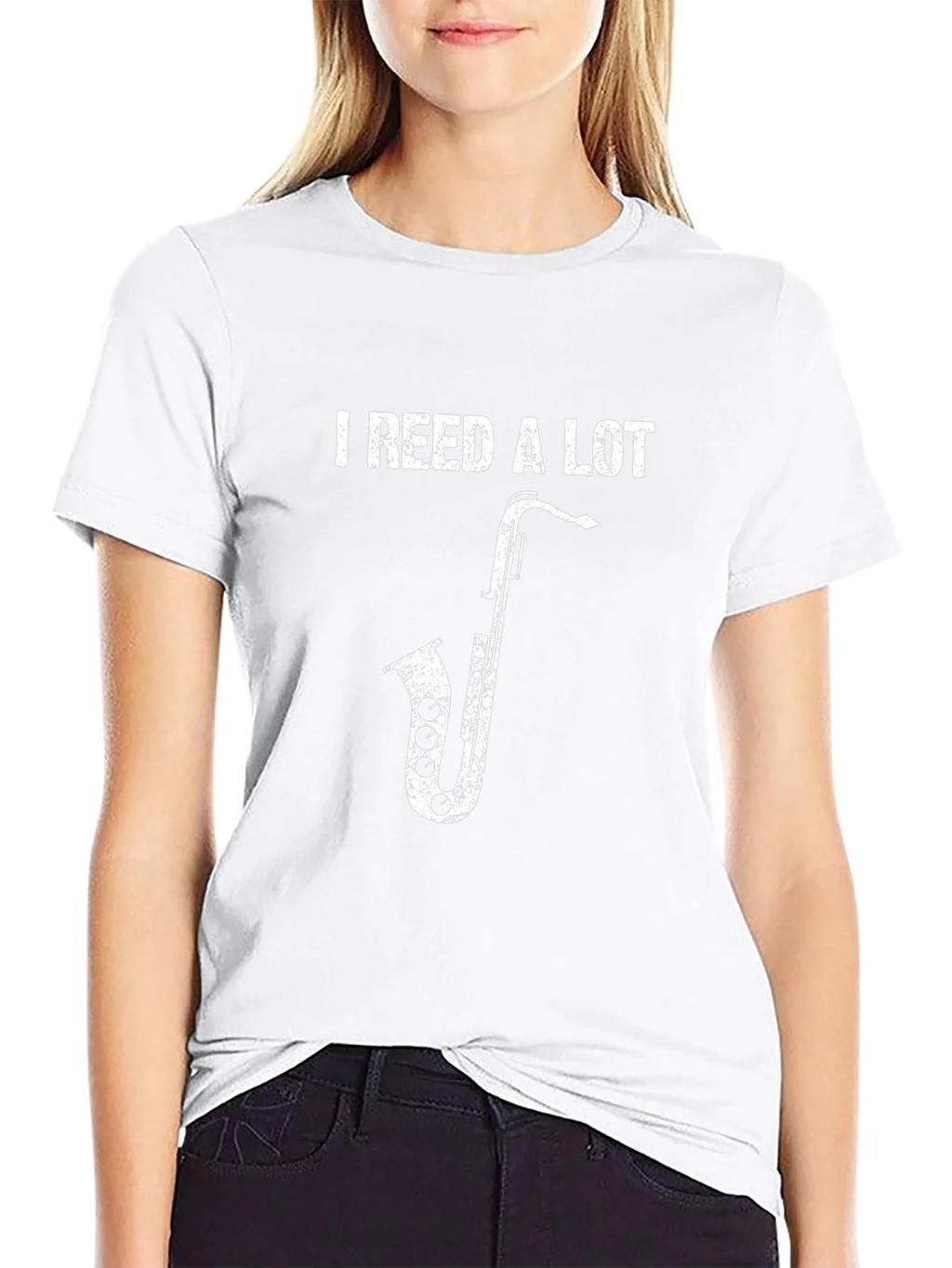 I Reed A Lot Saxophone T-Shirt Funny Musician Tee product image 8