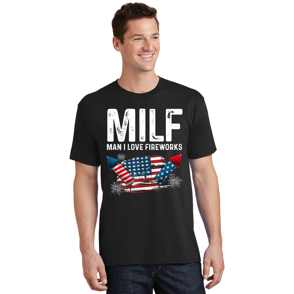 MILF Man I Love Fireworks 4th Of July Funny Fourth Of product image 1