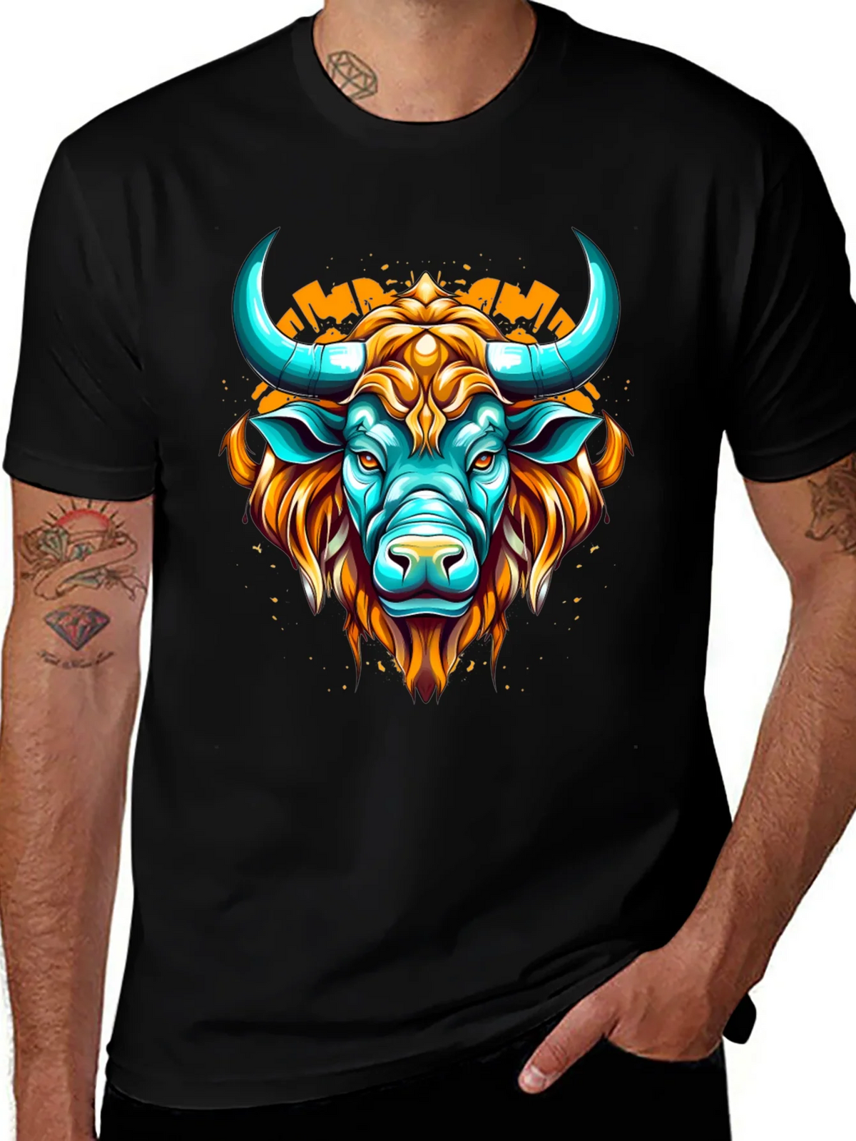 Graphic Bull T-Shirt - Modern Design product image 1