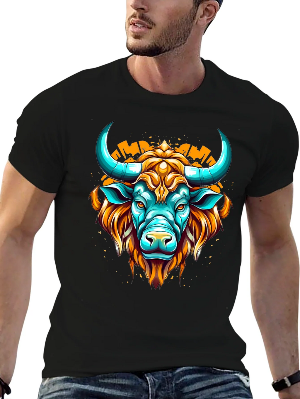 Graphic Bull T-Shirt - Modern Design product image 5