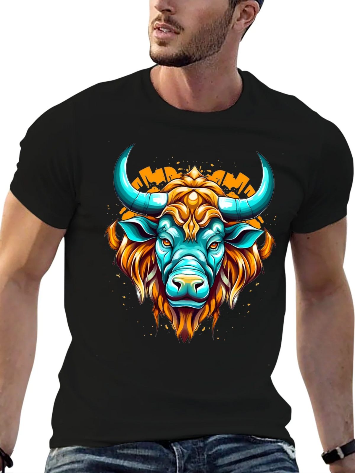Graphic Bull T-Shirt - Modern Design product image 5