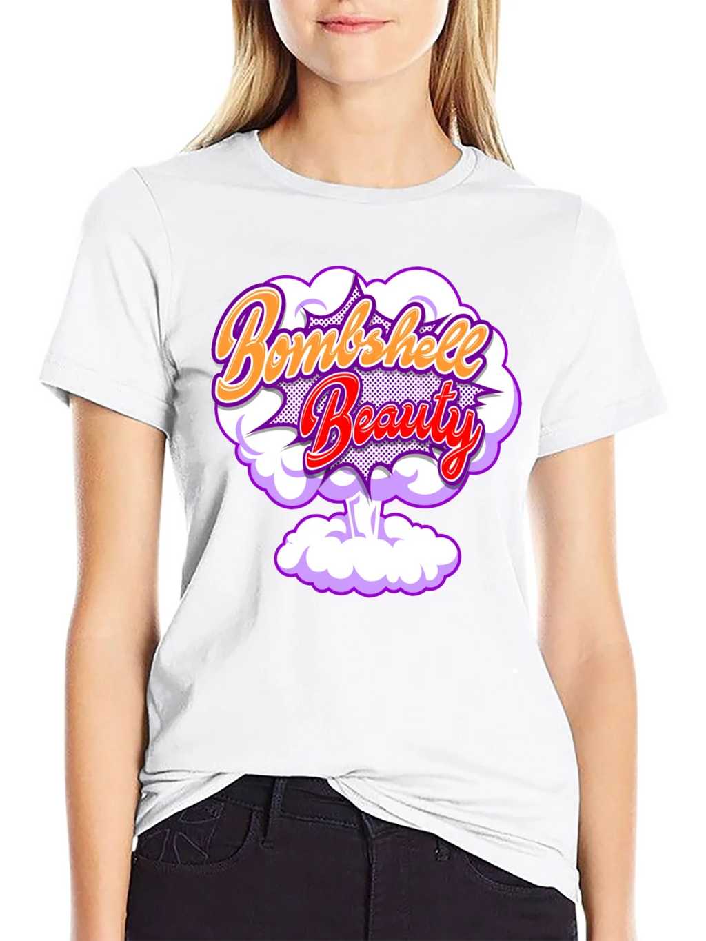 Bombshell Beauty Graphic Tee - Trendy Unisex T-Shirt product image 8
