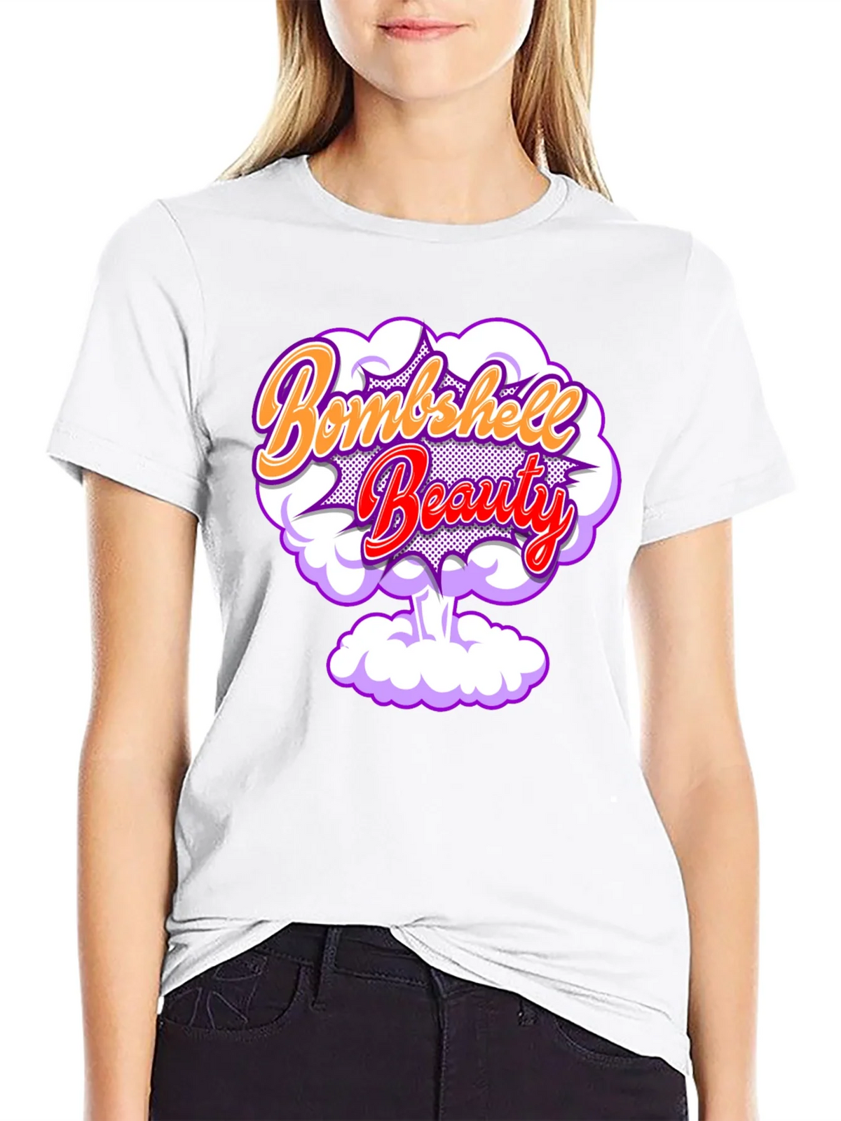Bombshell Beauty Graphic Tee - Trendy Unisex T-Shirt product image 8