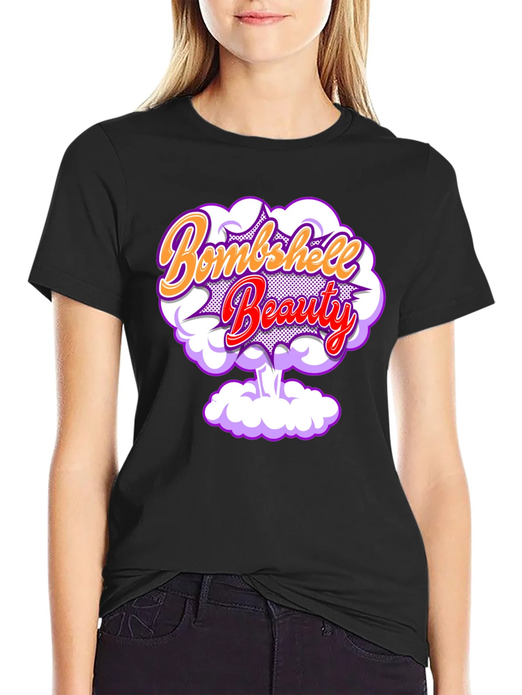 Bombshell Beauty Graphic Tee - Trendy Unisex T-Shirt product image 2