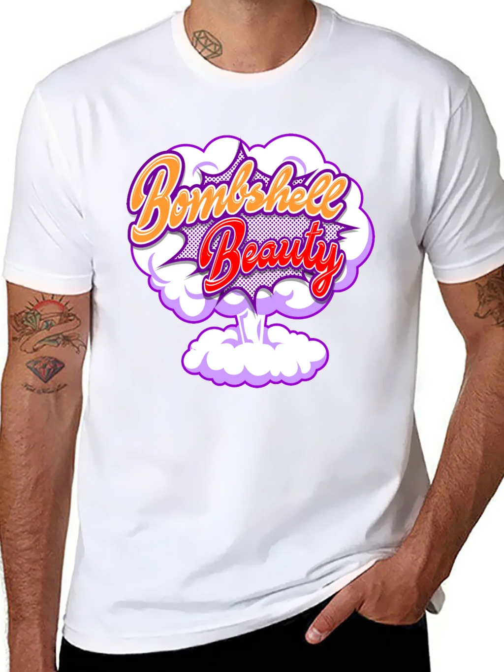 Bombshell Beauty Graphic Tee - Trendy Unisex T-Shirt product image 7