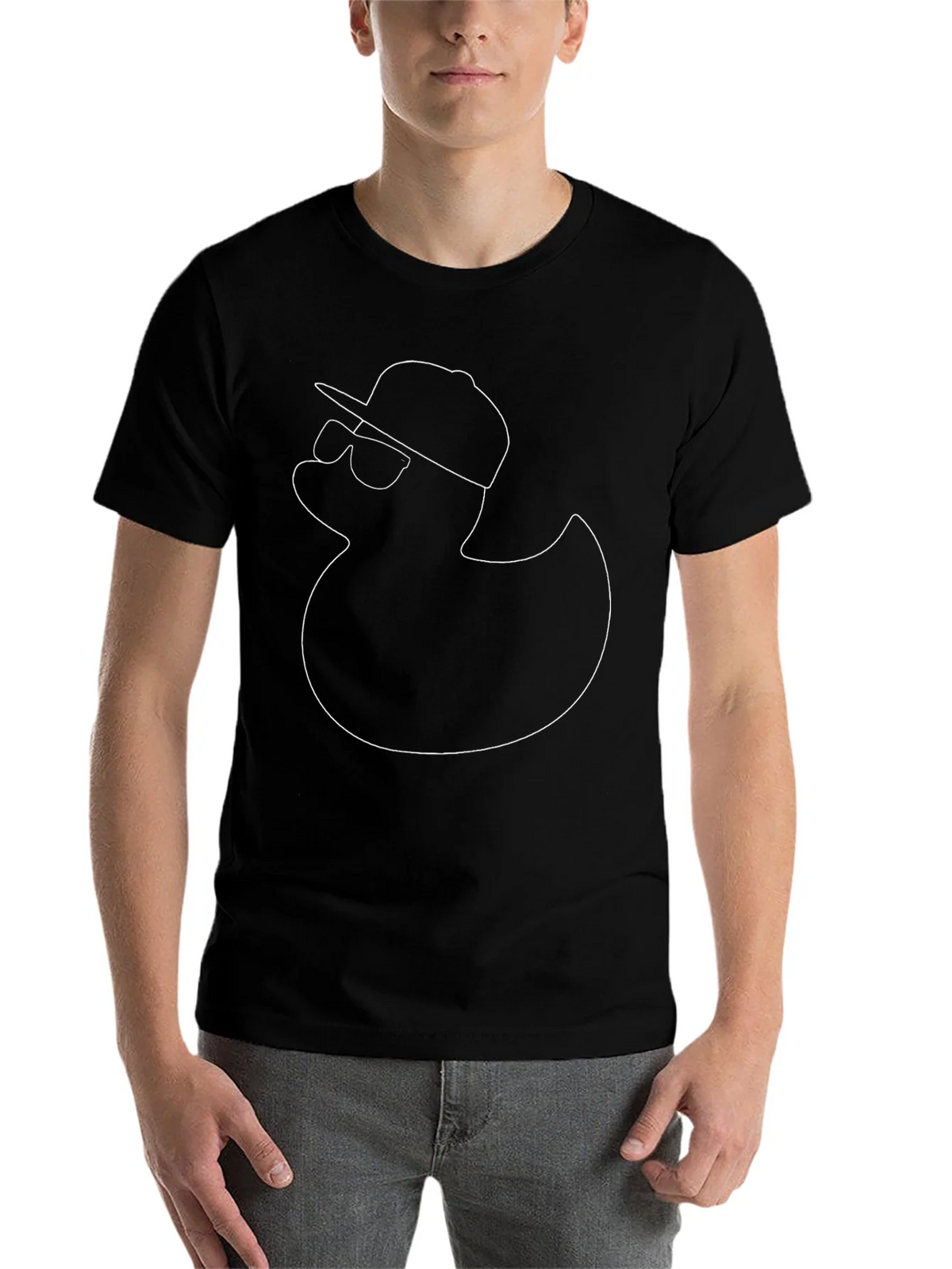 Cool Duck T-Shirt - Black Cotton Tee