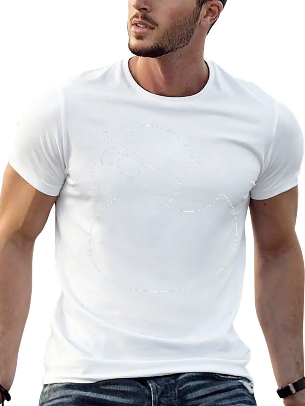 Cool Duck T-Shirt - Black Cotton Tee