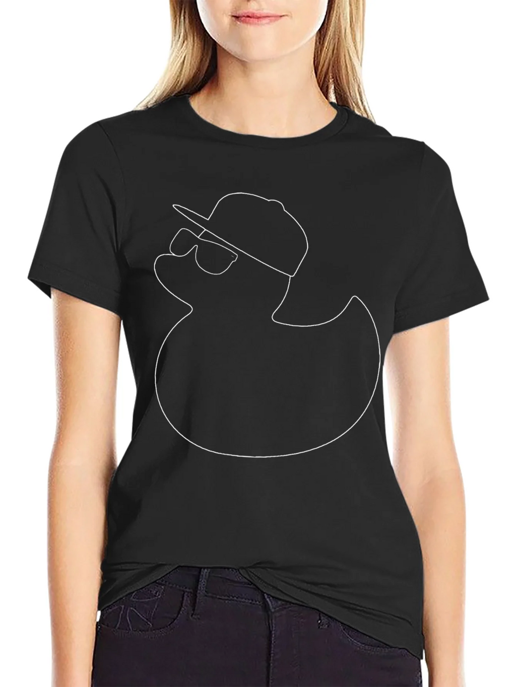 Cool Duck T-Shirt - Black Cotton Tee