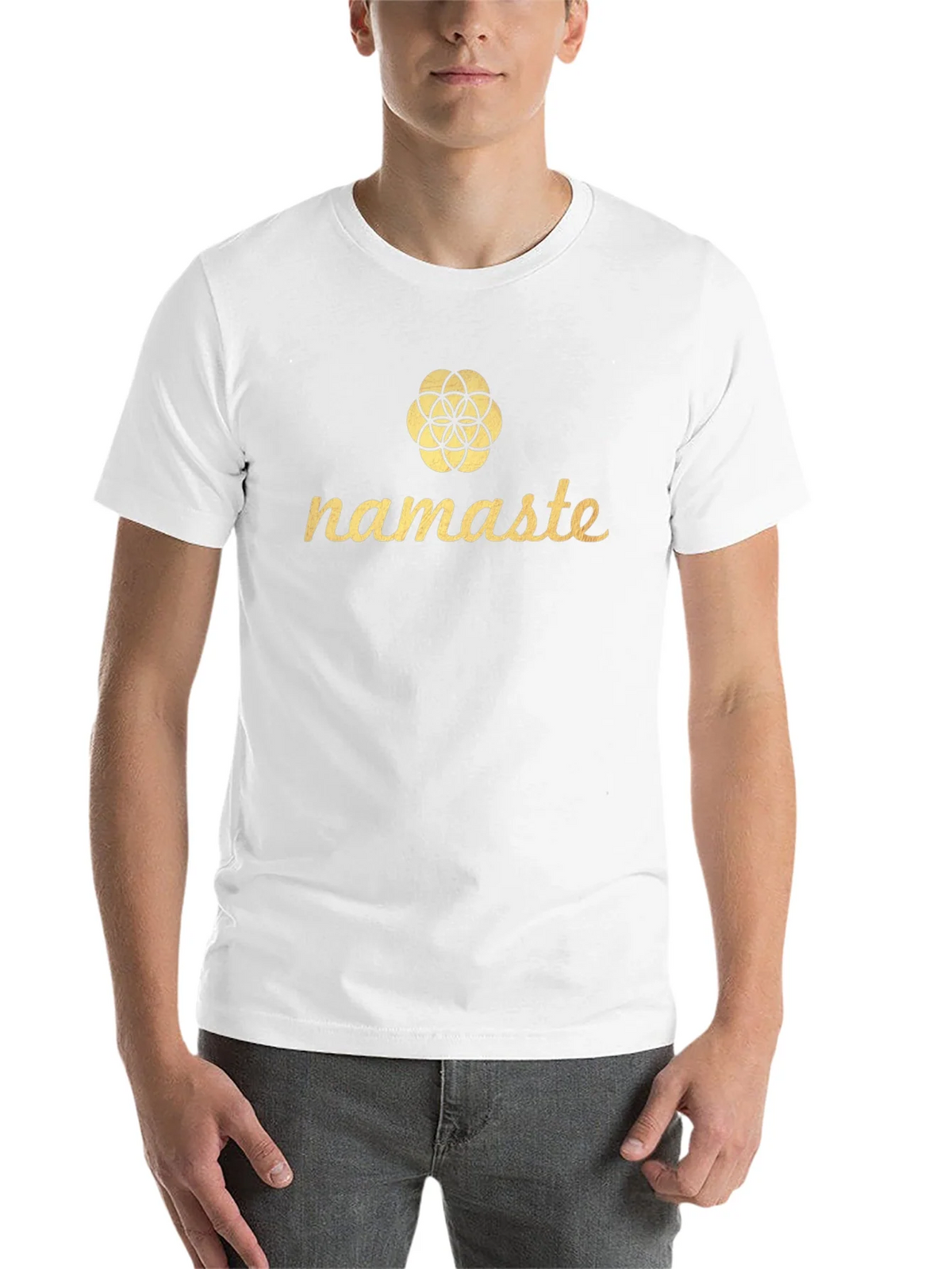Namaste Yoga T-Shirt - Black product image 2