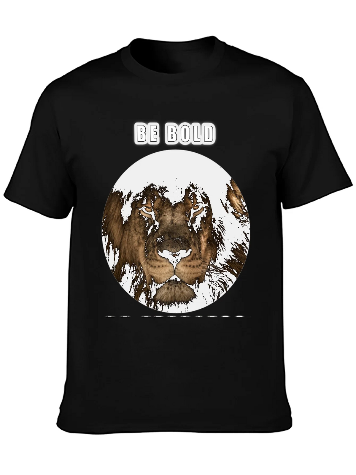 Be Bold Lion Graphic Tee - Black product image 3