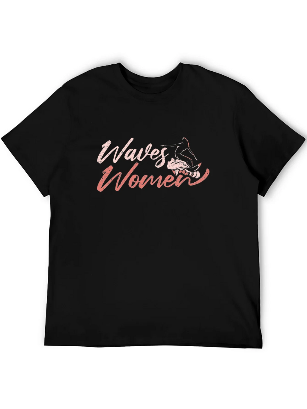 Waves Womens Graphic Tee - Black product image 5