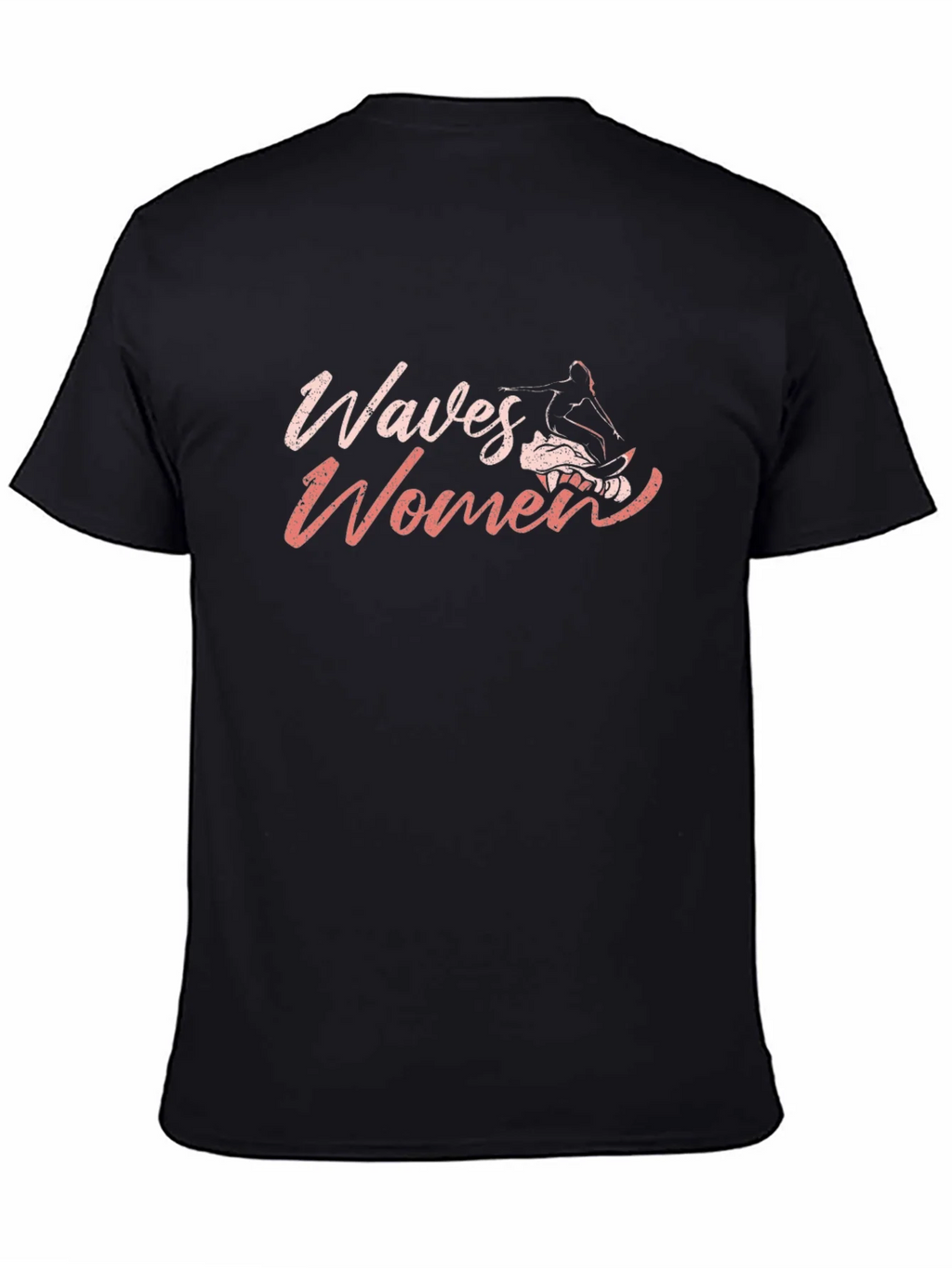 Waves Womens Graphic Tee - Black product image 4