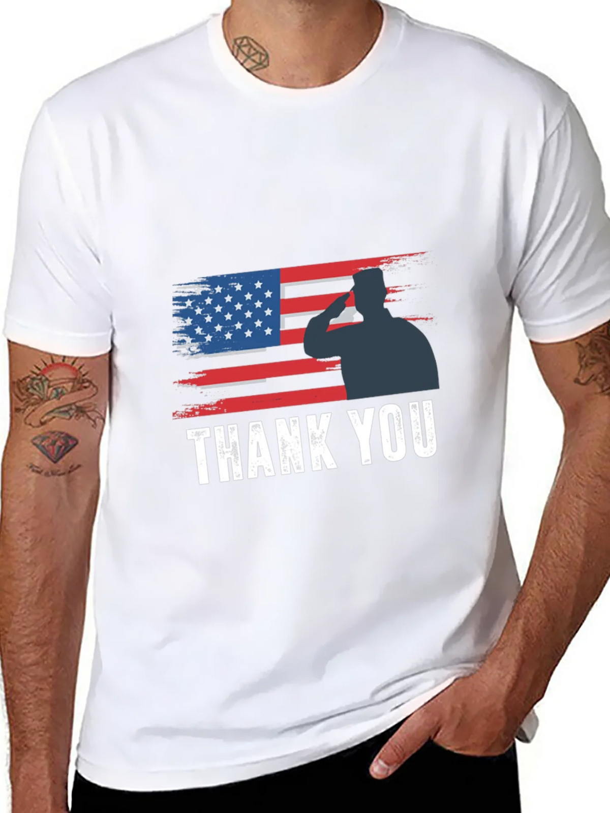 Thank You Veteran Graphic Tee product image 7