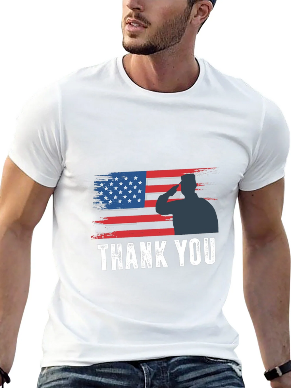 Thank You Veteran Graphic Tee product image 12