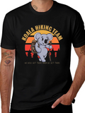 Koala Hiking Team Black T-Shirt product image 1